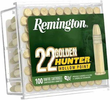 Патрон Remington Golden Hunter кал. 22LR куля Plated HP 2,59 г/40 gr R21251 фото