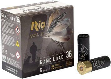 Патрон RIO Game Load-36 NEW кал. 12/70, № 00 (4,5 мм), 36 г, в контейнері 1441.01.90 фото